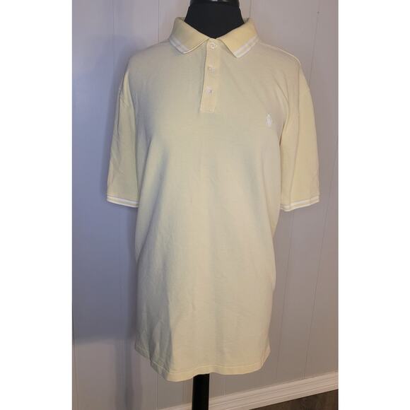 Polo Ralph Lauren Men’s XXL Yellow Stretch Mesh Polo Shirt Classic Fit NWOT - Picture 2 of 10